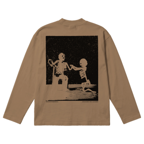 Proposal Baggy L/S Tee - Latte - Back