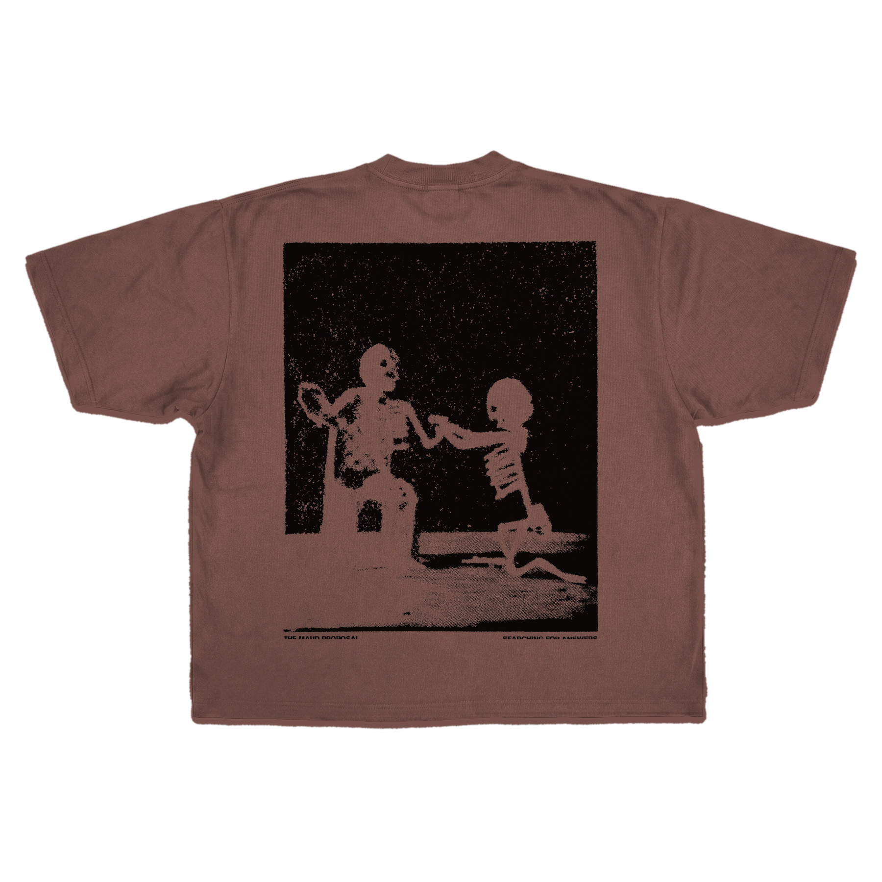 Proposal Drop Tee - Mocha - Back