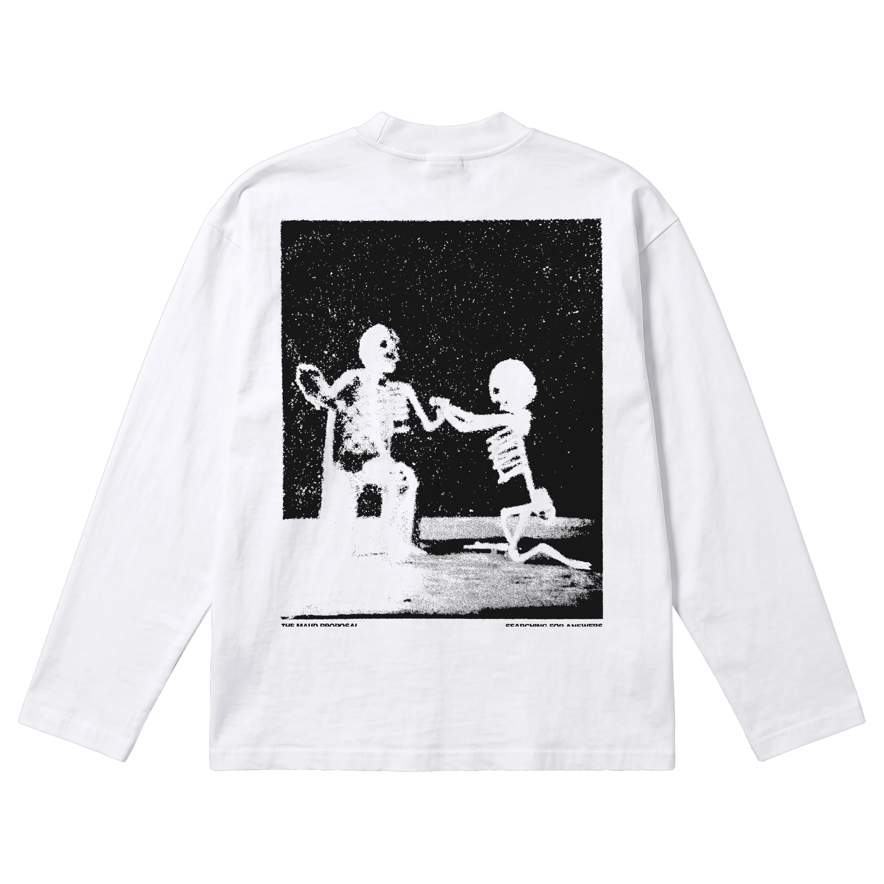 Proposal Baggy L/S Tee - White - Back