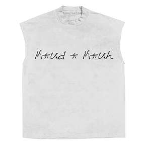 Proposal Sleeveless Tee - White - Front