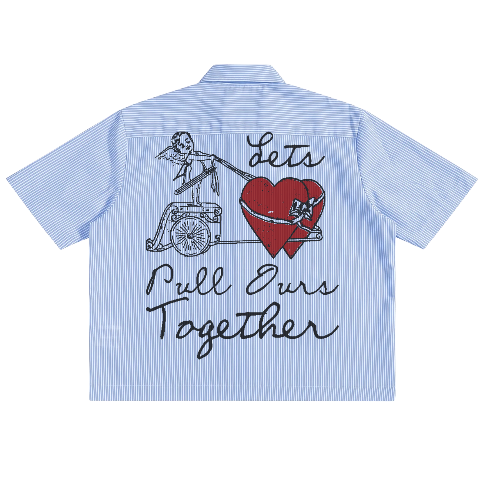 Pull Together Boxy Button Up - Back