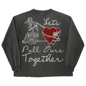Pull Together L/S Tee - Black - Back