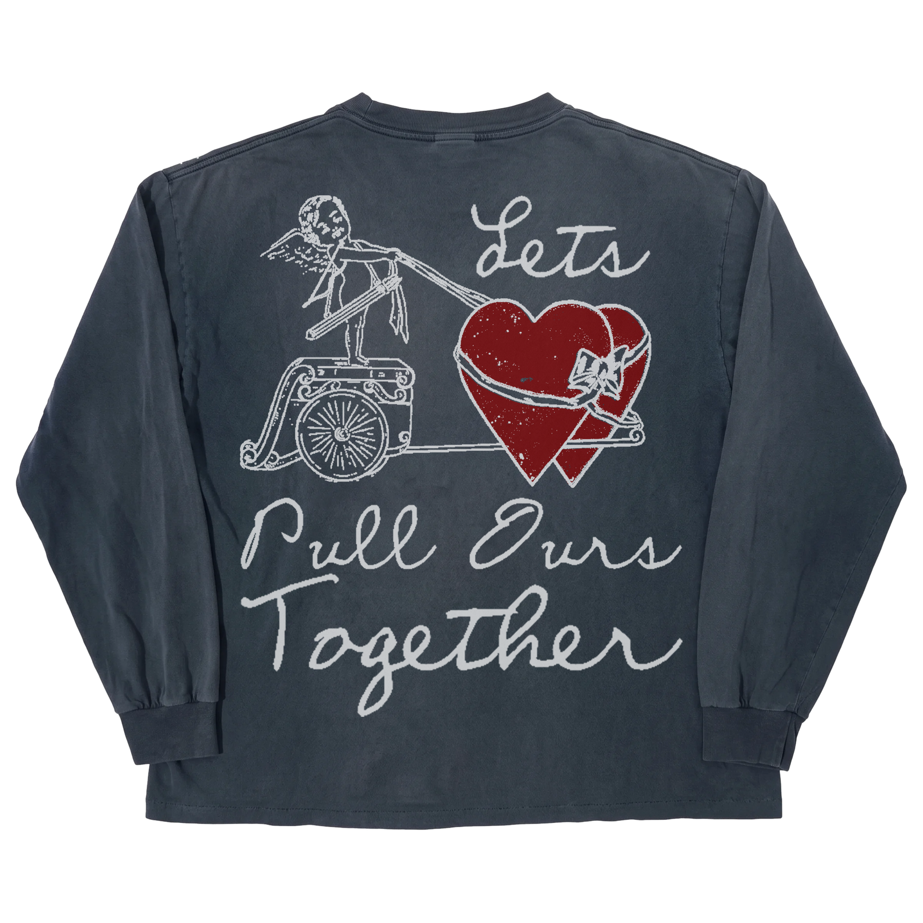 Pull Together L/S Tee - Blue - Back