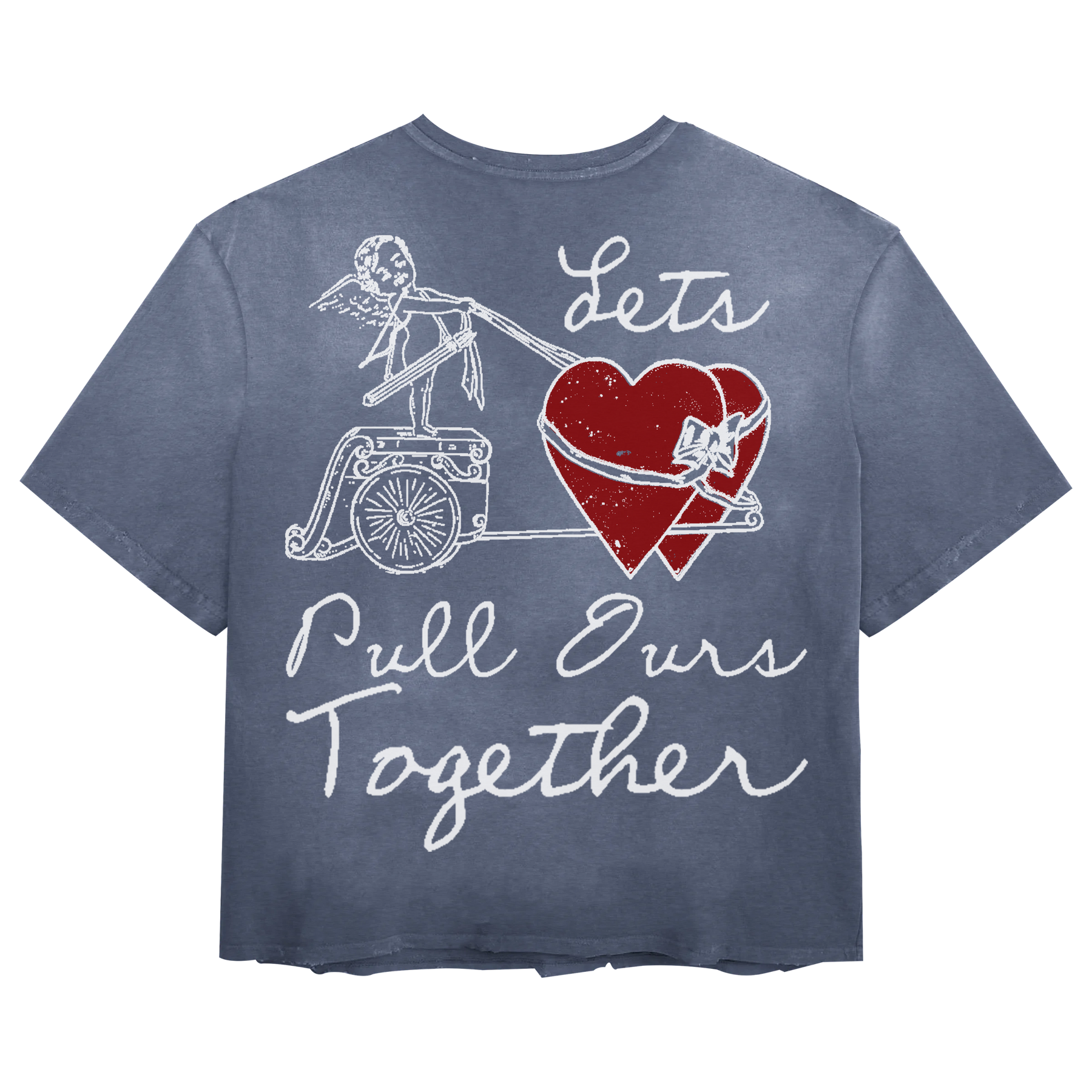 Pull Together Tee - Blue - Back