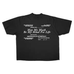 Pull Together Drop Tee - Black - Front