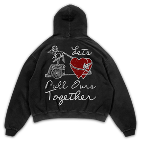 Pull Together Hoodie - Black - Back
