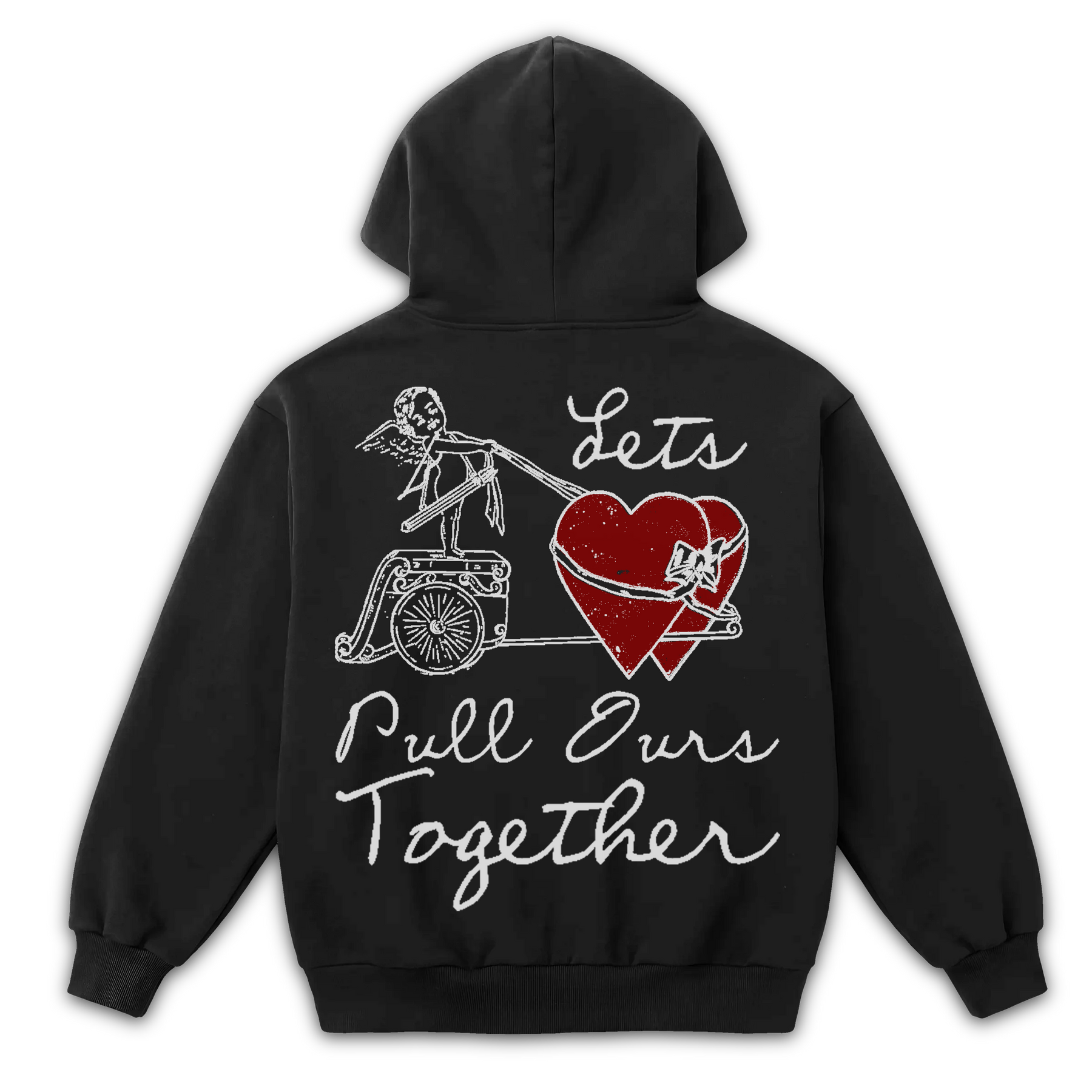 Pull Together Zip Up - Black - Back