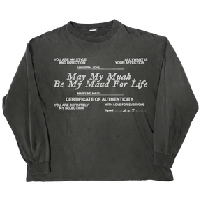 Pull Together L/S Tee - Black - Front