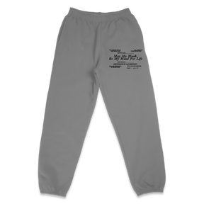 Pull Together Sweatpants - Grey - Front