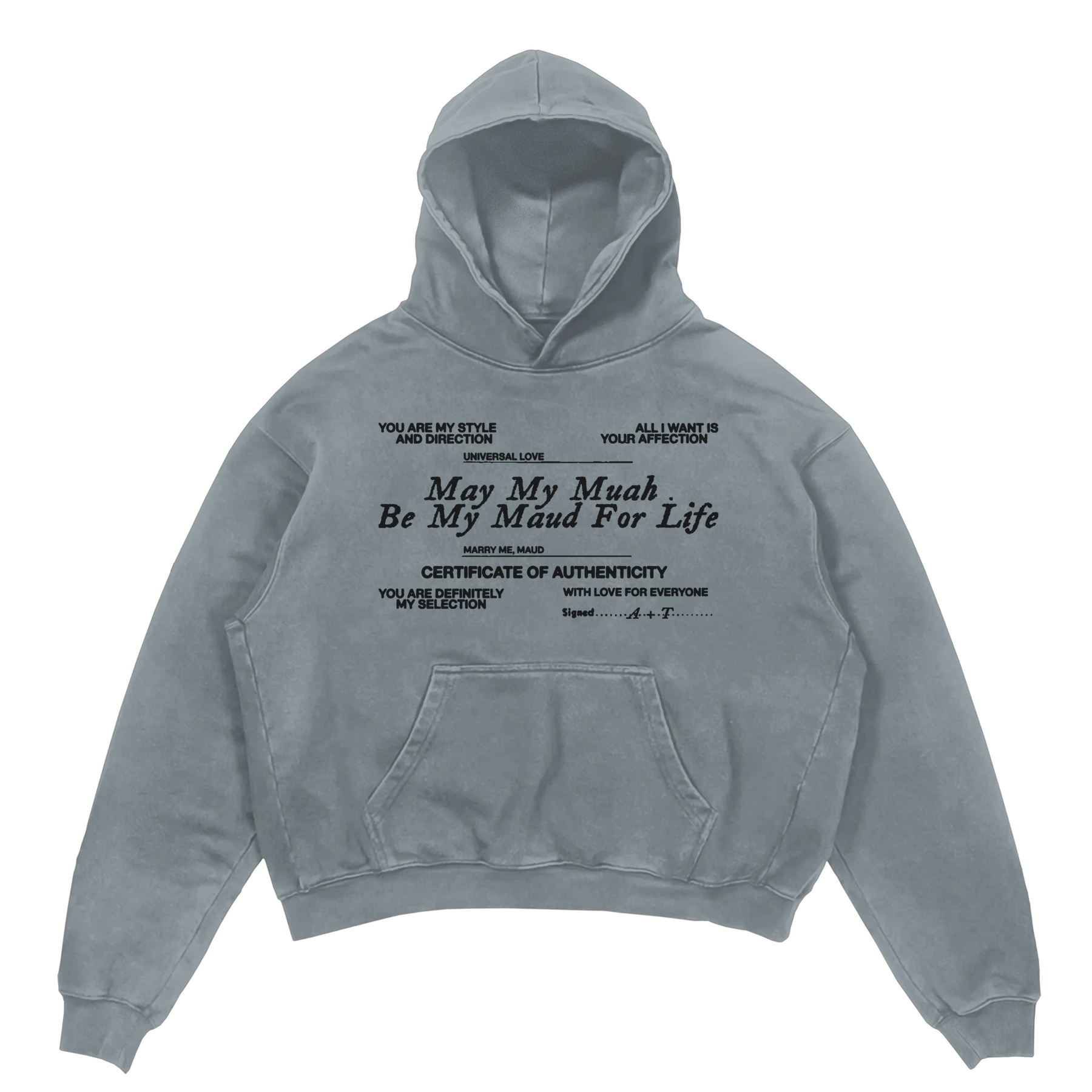 Pull Together Hoodie - Sage - Front