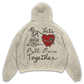 Pull Together Hoodie - Sand - Back
