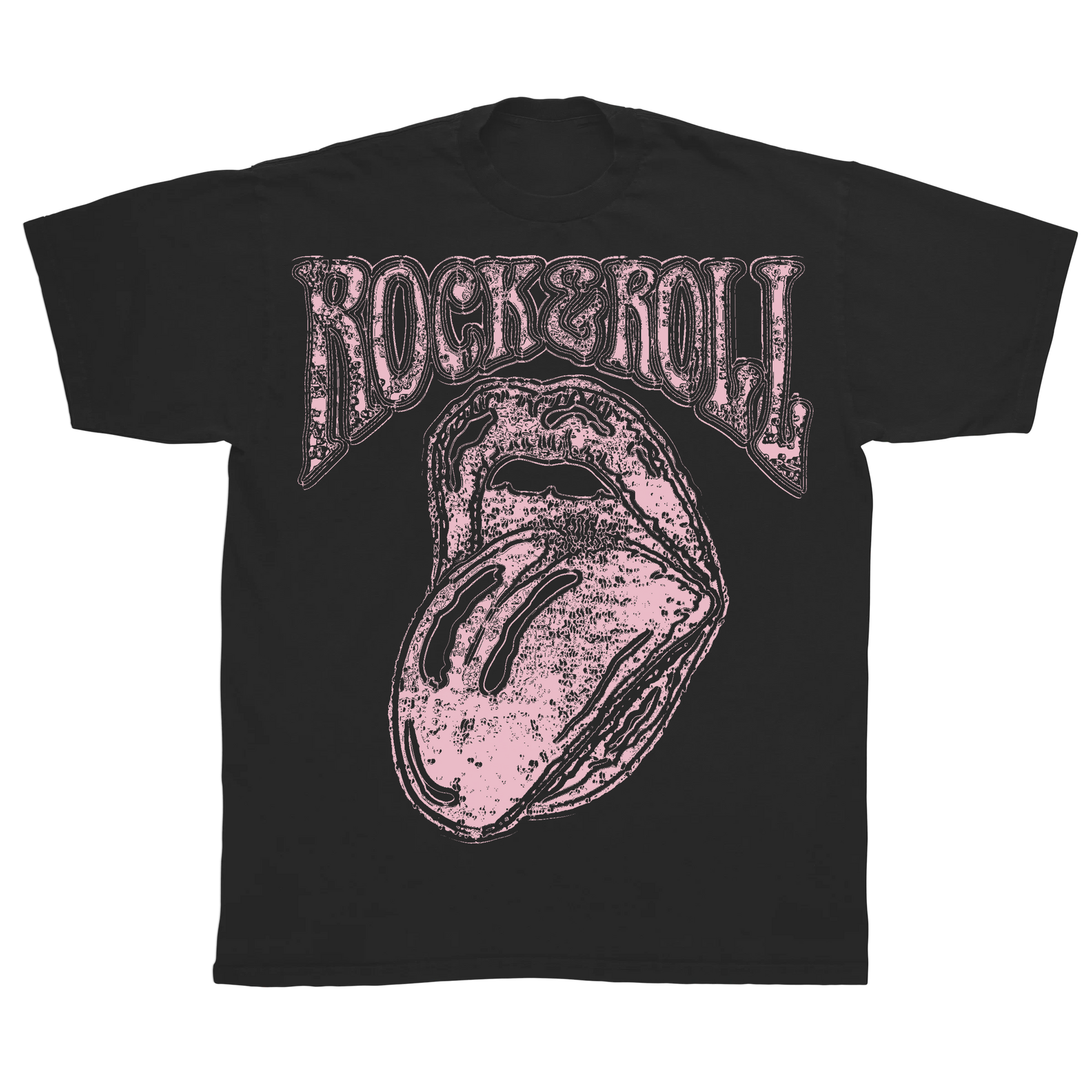 Rock & Roll Classic Tee - Black - Front