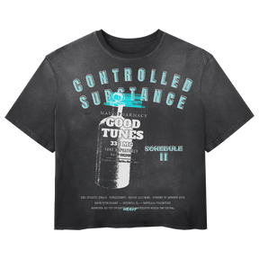 Schedule II Tee - Black - Front
