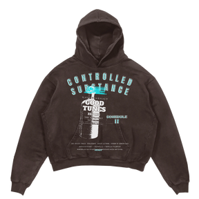 Schedule II Hoodie - Brown - Front