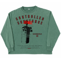 Schedule II L/S Tee - Green - Front