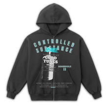 Schedule II Zip Up - Grey - Front