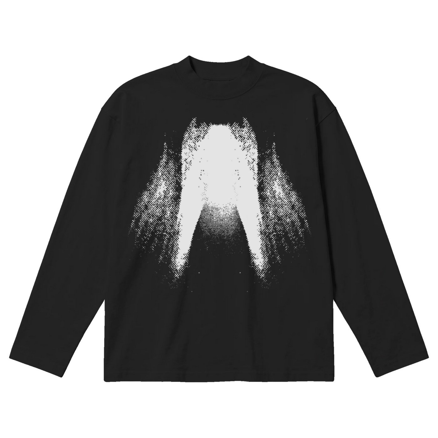 St Ghost Baggy L/S Tee - Black - Front