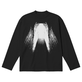 St Ghost Baggy L/S Tee - Black - Front