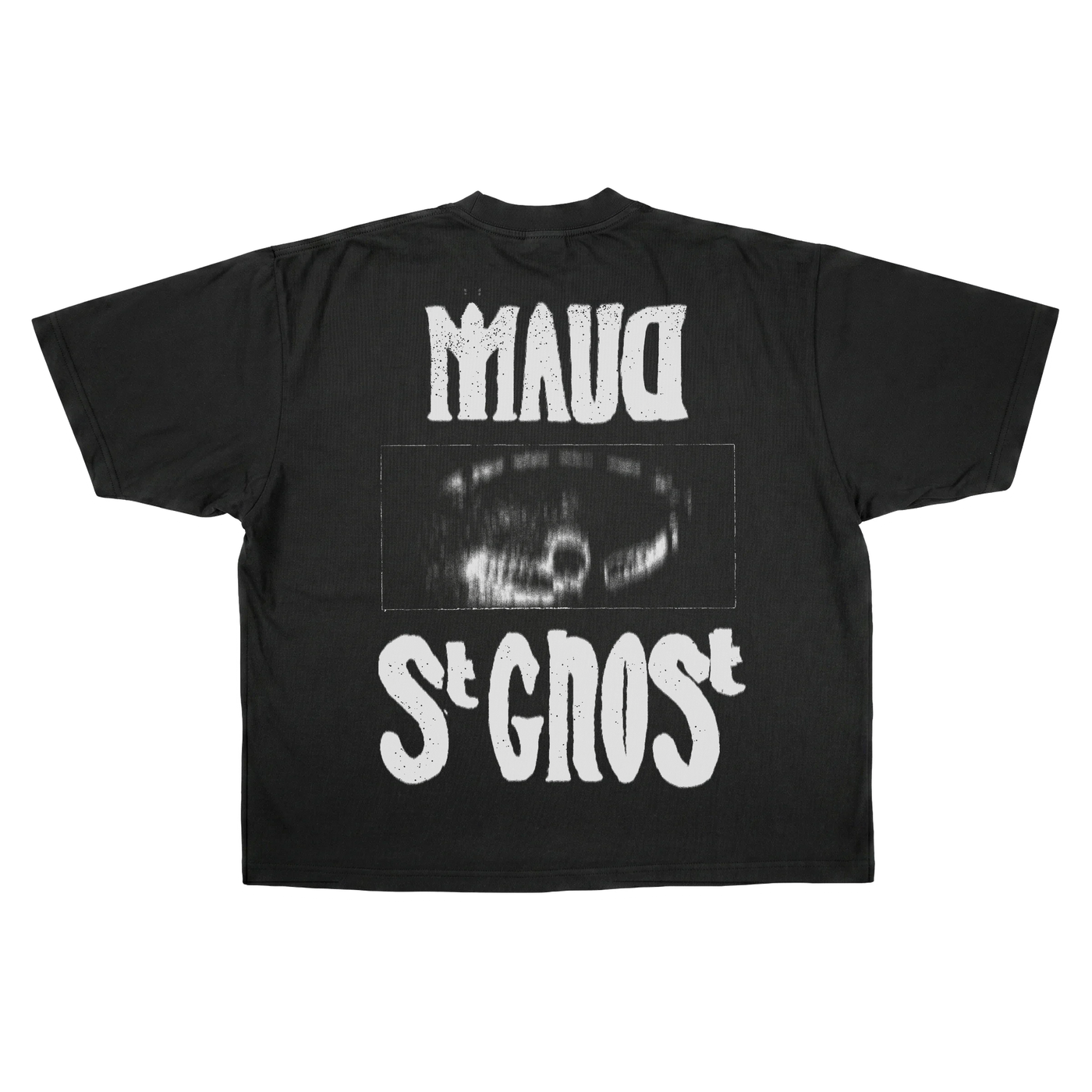 St Ghost Baggy Tee - Black - Back