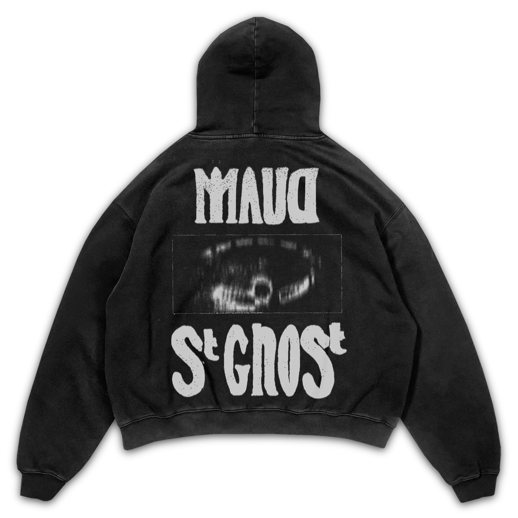 St Ghost Hoodie - Black - Back