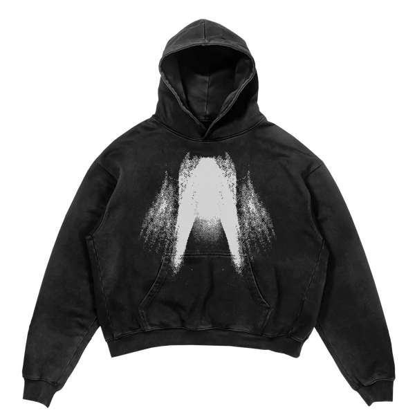 St Ghost Hoodie - Black - Front