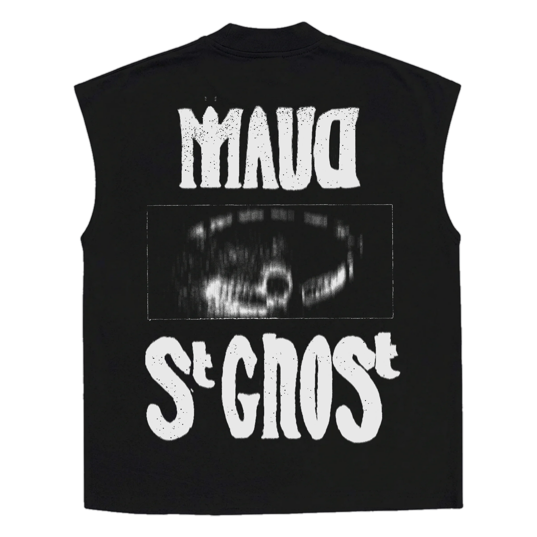St Ghost Sleeveless Tee - Black - Back