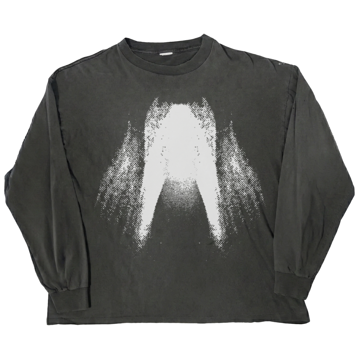 St Ghost L/S Tee - Black - Front