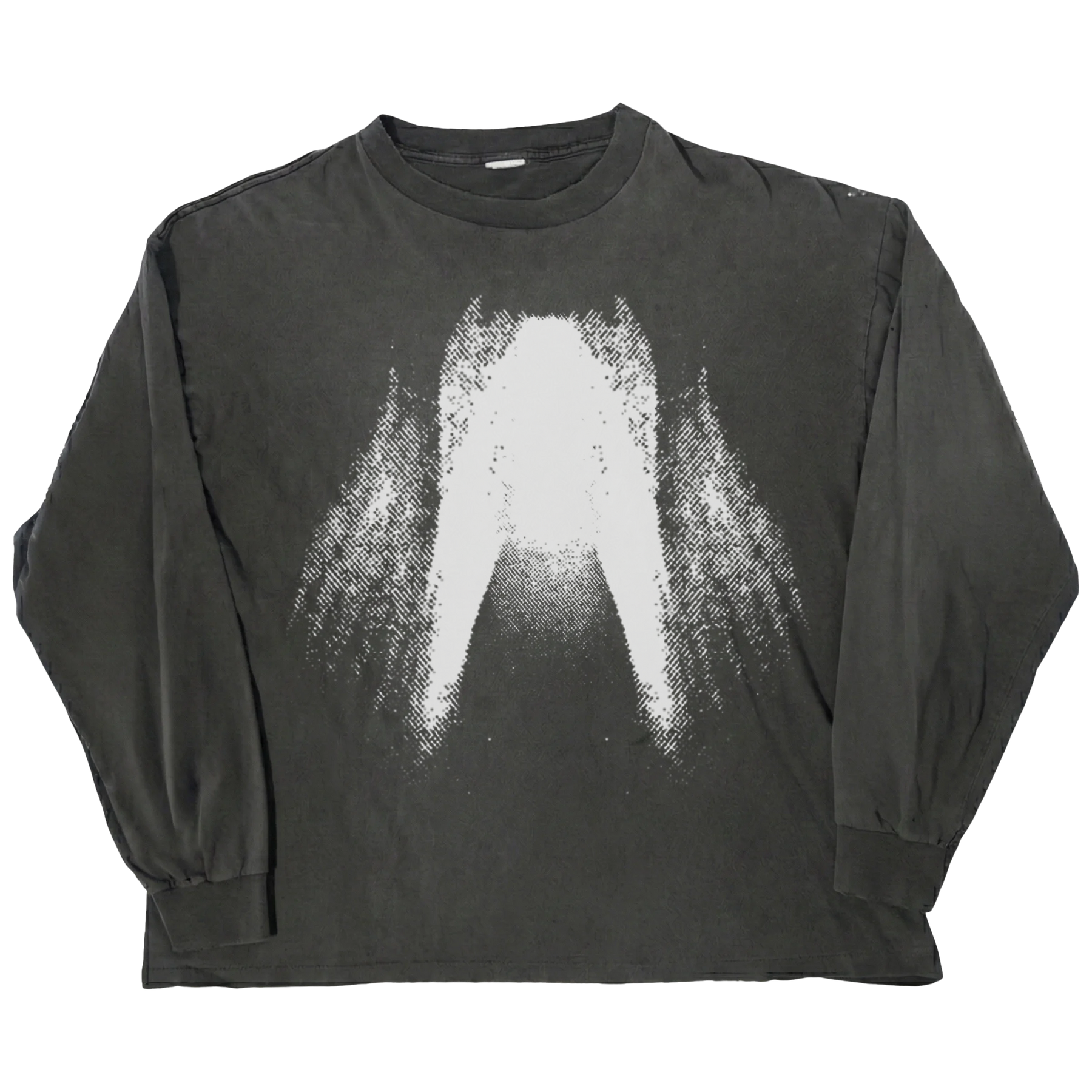 St Ghost L/S Tee - Black - Front