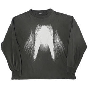 St Ghost L/S Tee - Black - Front