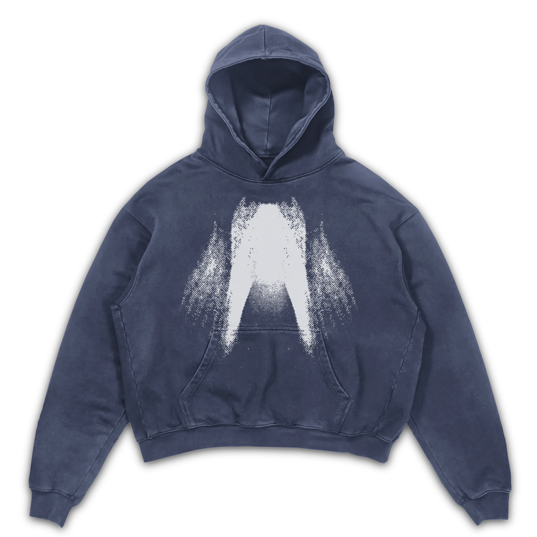 St Ghost Hoodie - Blue - Front