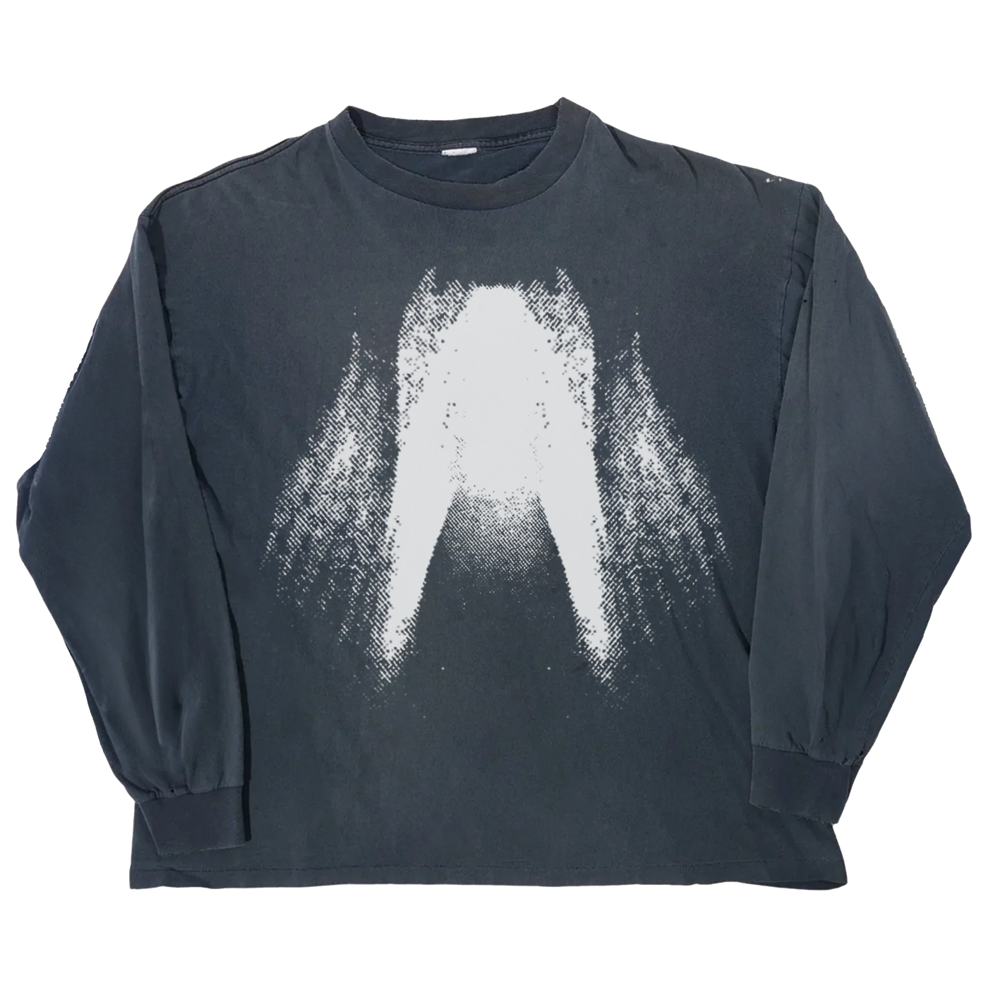St Ghost L/S Tee - Blue - Front