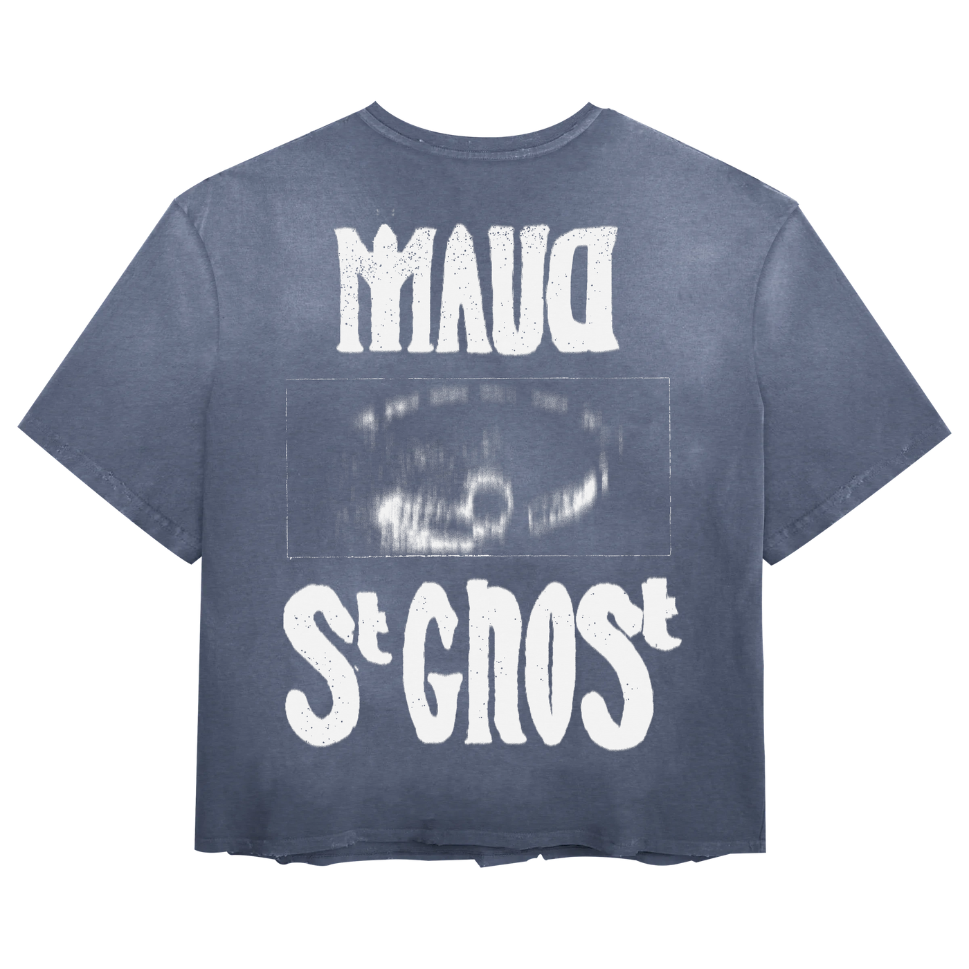 St Ghost Tee - Blue - Back
