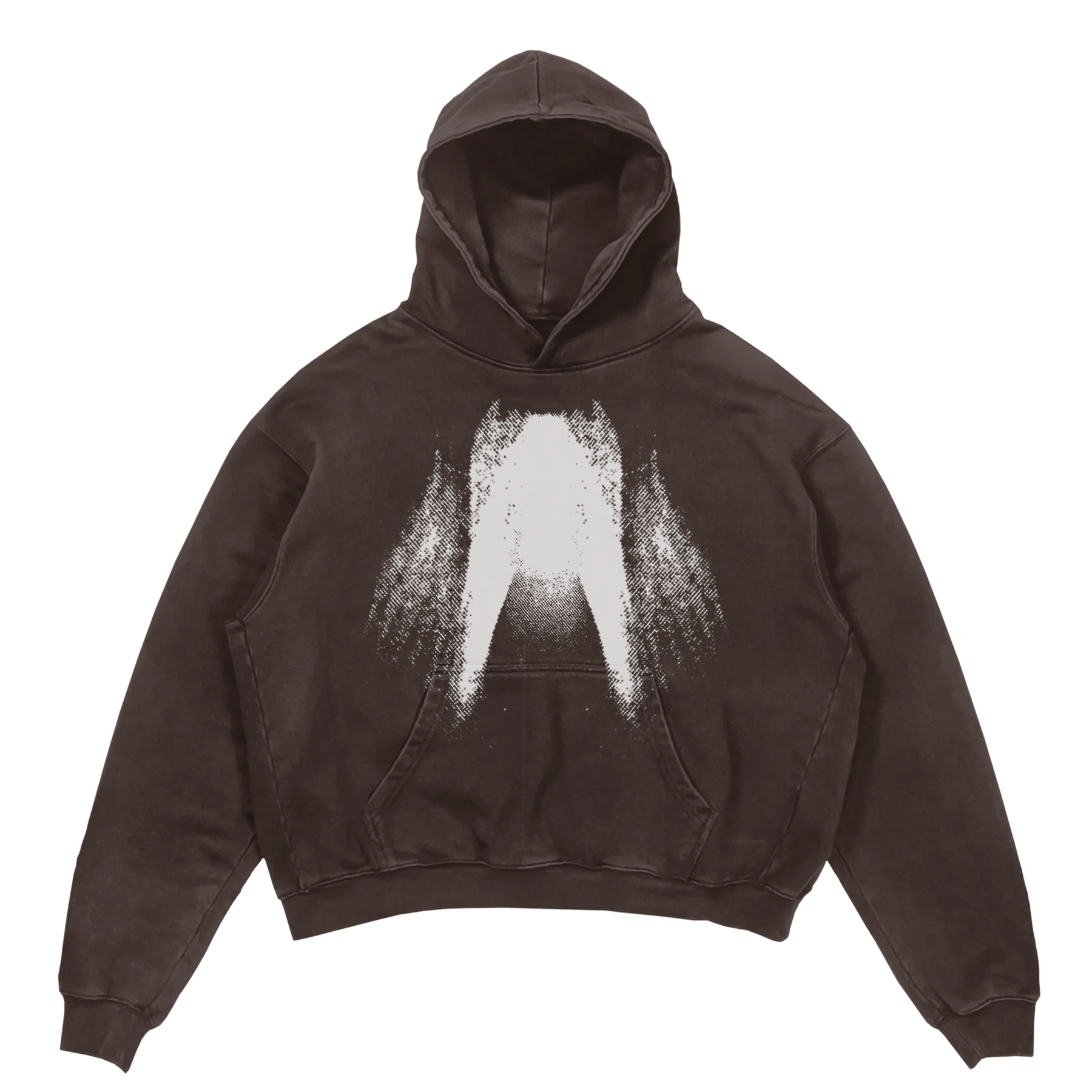 St Ghost Hoodie - Brown - Front