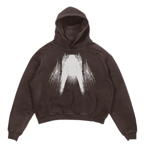 St Ghost Hoodie - Brown - Front