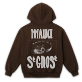 St Ghost Zip Up - Brown - Back