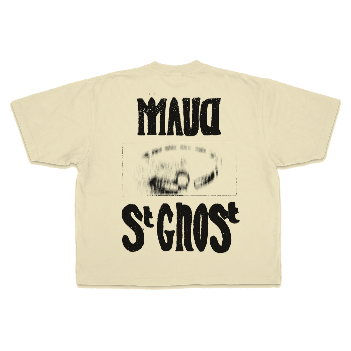 St Ghost Baggy Tee - Cream - Back