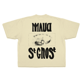 St Ghost Drop Tee - Cream - Back