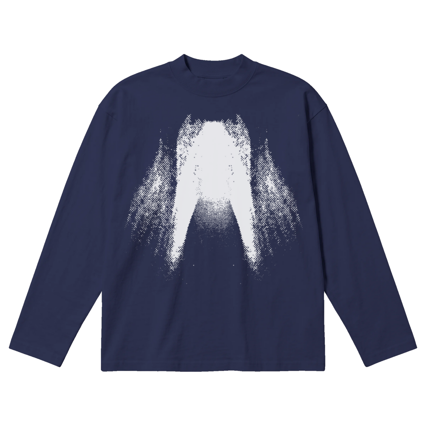 St Ghost Baggy L/S Tee - Blue - Front