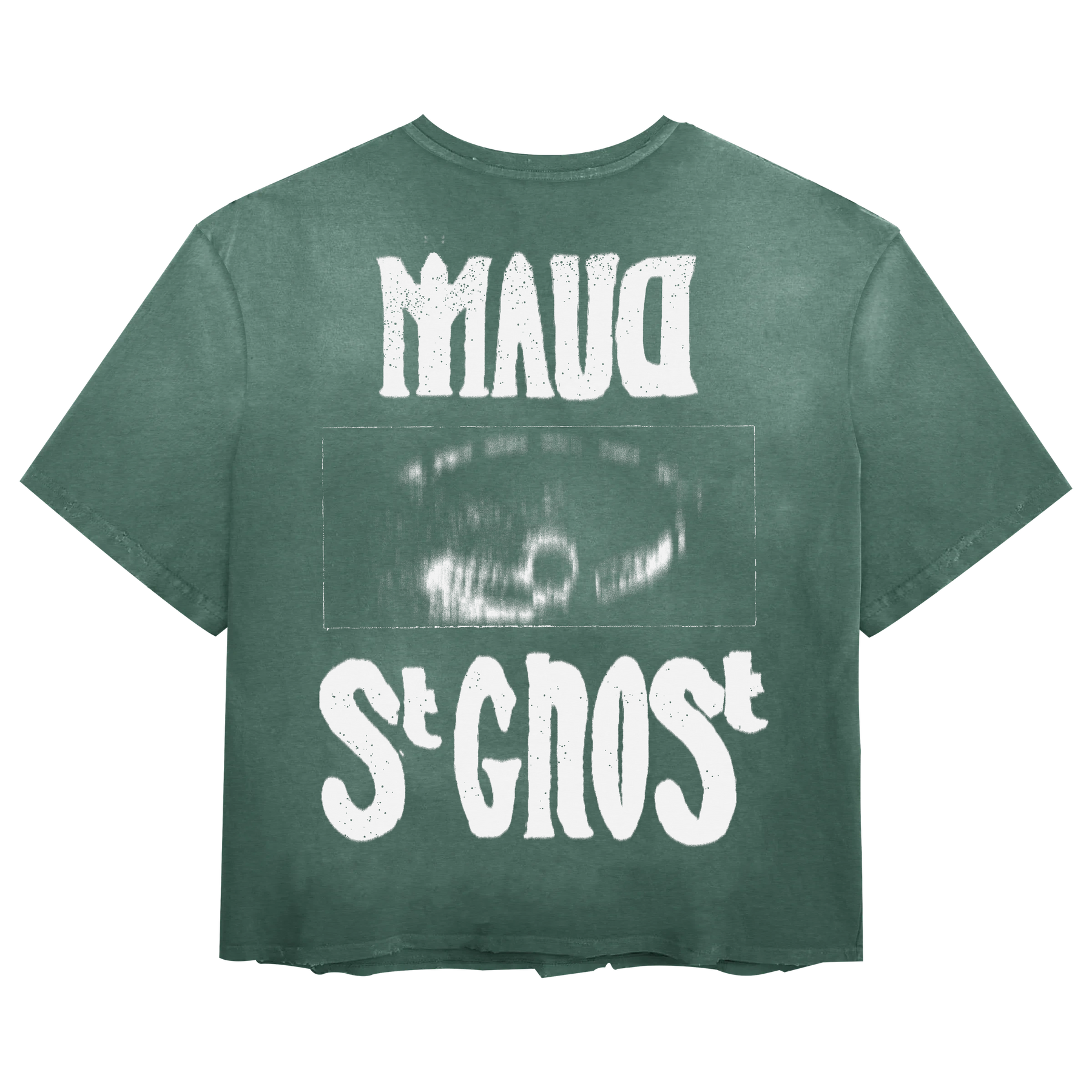 St Ghost Tee - Green - Back