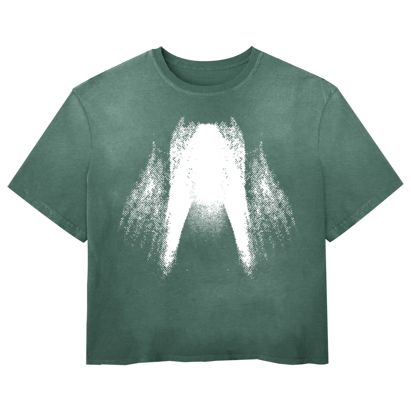St Ghost Tee - Green - Front