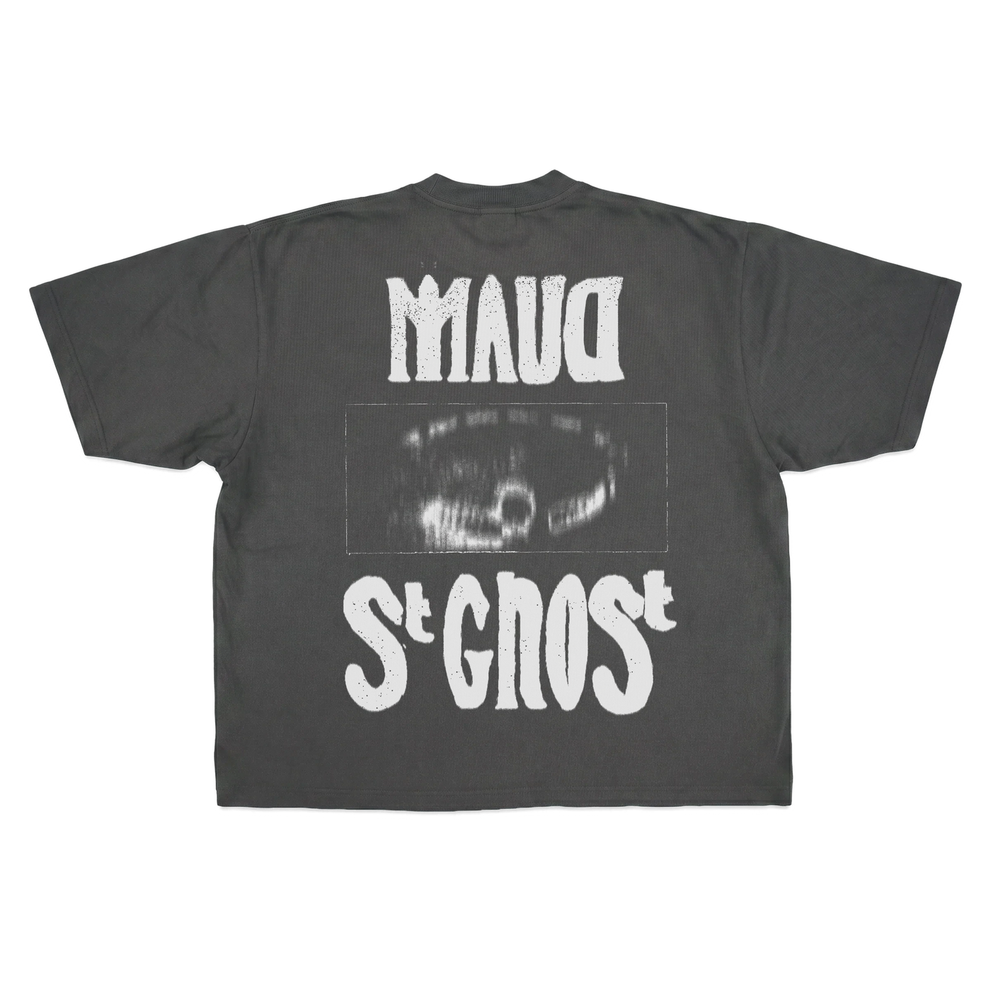 St Ghost Baggy Tee - Grey - Back