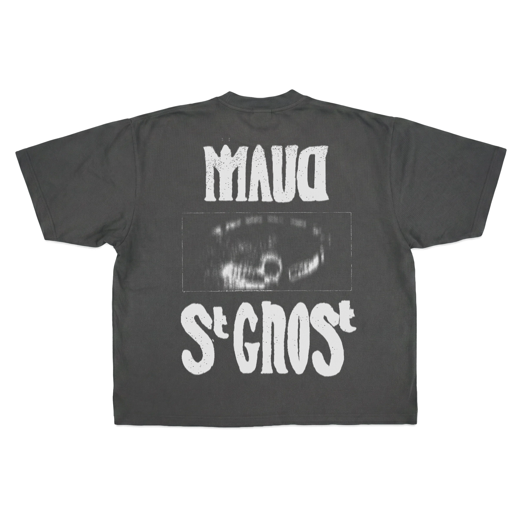 St Ghost Drop Tee - Grey - Back