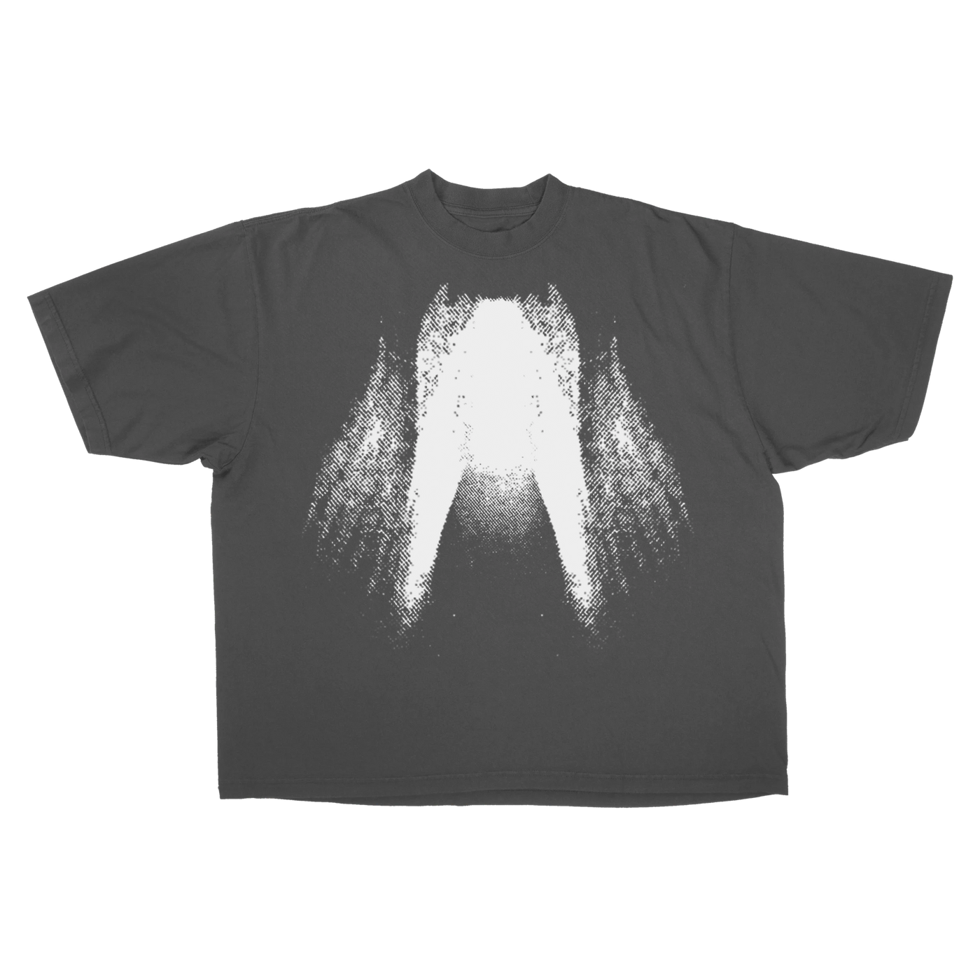 St Ghost Baggy Tee - Grey - Front