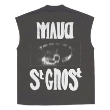 St Ghost Sleeveless Tee - Grey - Back