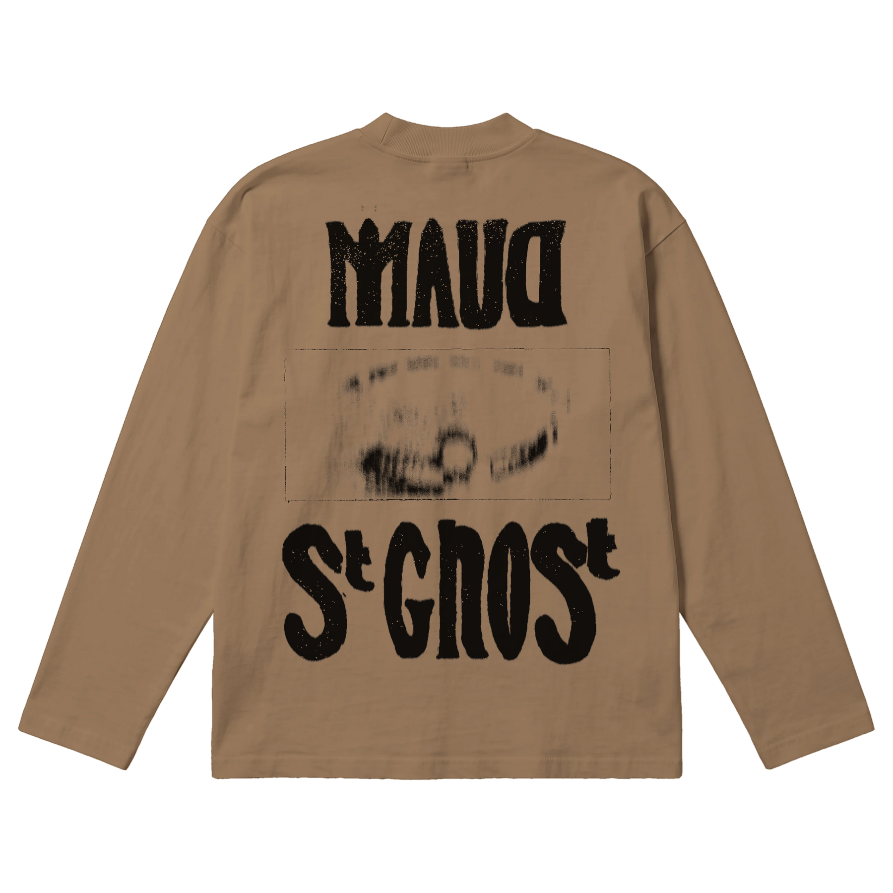 St Ghost Baggy L/S Tee - Latte - Back