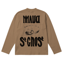 St Ghost Baggy L/S Tee - Latte - Back