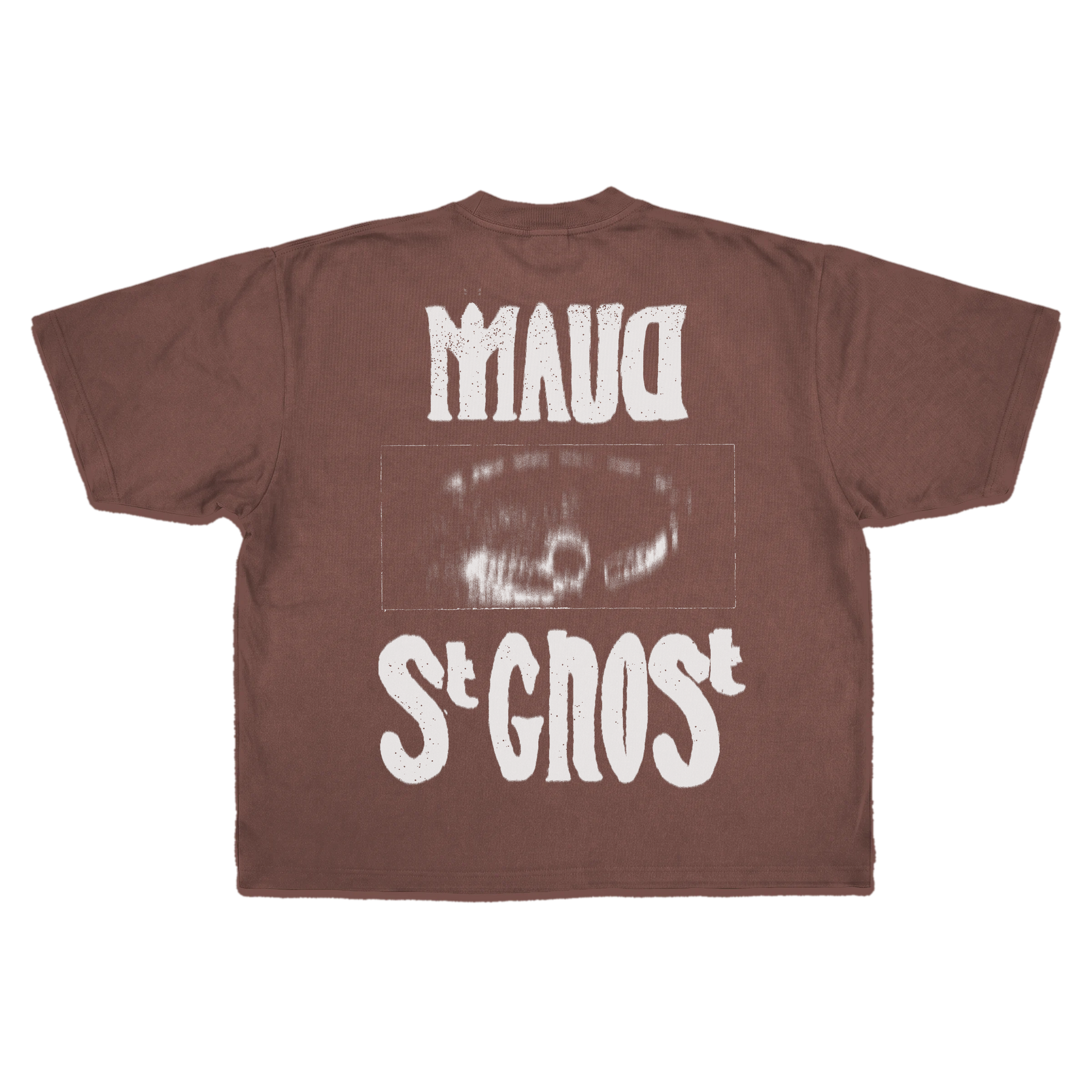 St Ghost Drop Tee - Mocha - Back