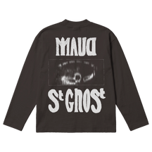 St Ghost Baggy L/S Tee - Off Black - Back