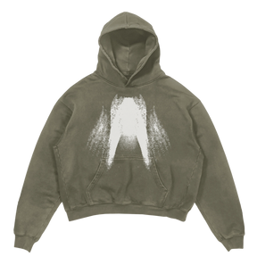 St Ghost Hoodie - Olive - Front