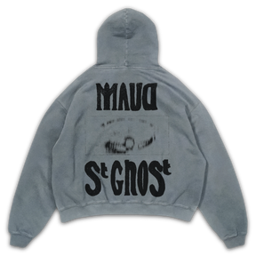 St Ghost Hoodie - Sage - Back